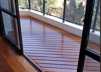 Deck de madeira varanda Deck de madeira varanda