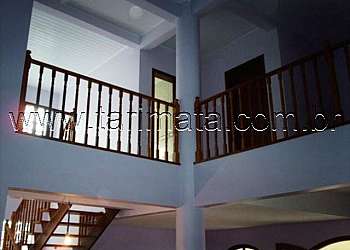 Deck de madeira sacada Deck de madeira sacada