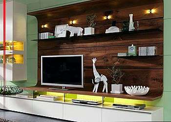 Deck de madeira na parede Deck de madeira na parede